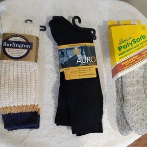 Men’s cotton socks: 4 pair - , Burlington, Auro Gold toe